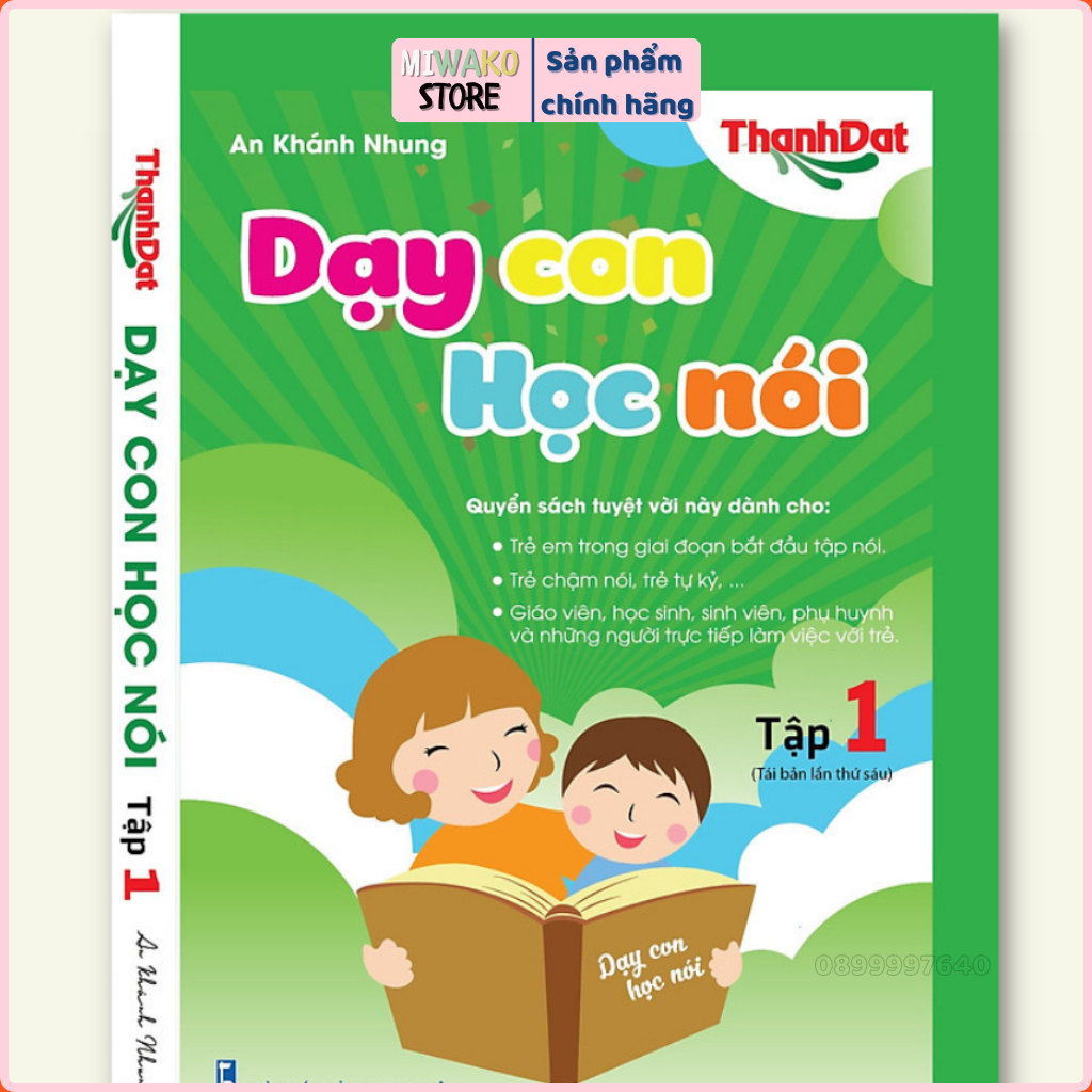 Combo Dạy Con Học Nói Tập 1 và Tập 2