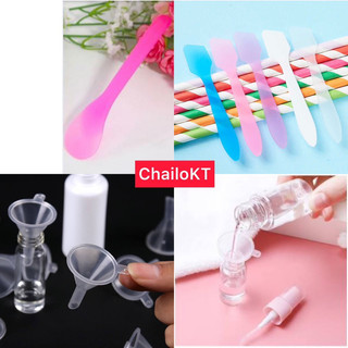 Thanh trộn mặt nạ, thanh quét mặt nạ. muỗng xúc kem dưỡng da/ phễu chiết mini Chailokt/