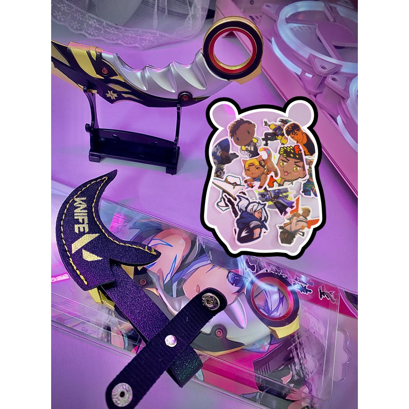 MÔ HÌNH TRƯNG BÀN HỌC FULL KIM LOẠI CHAMPION KA RAM-BIT VALORANT 16CM TỈ LỆ 1-1 CỰC XINH TẶNG KÈM STICKERS GIÁ TRƯNG