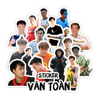 Sticker 10 ảnh cầu thủ văn toàn bóng đá đtvn