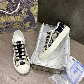 Giày Thể Thao Nam Nữ Dior Walk Embroider Cotton họa tiết HỔ đen , Giày Dior B56Cao Cấp Quảng Châu
