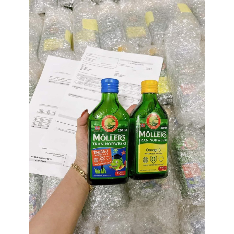 Dầu gan cá tuyết Omega 3 DHA Moller's