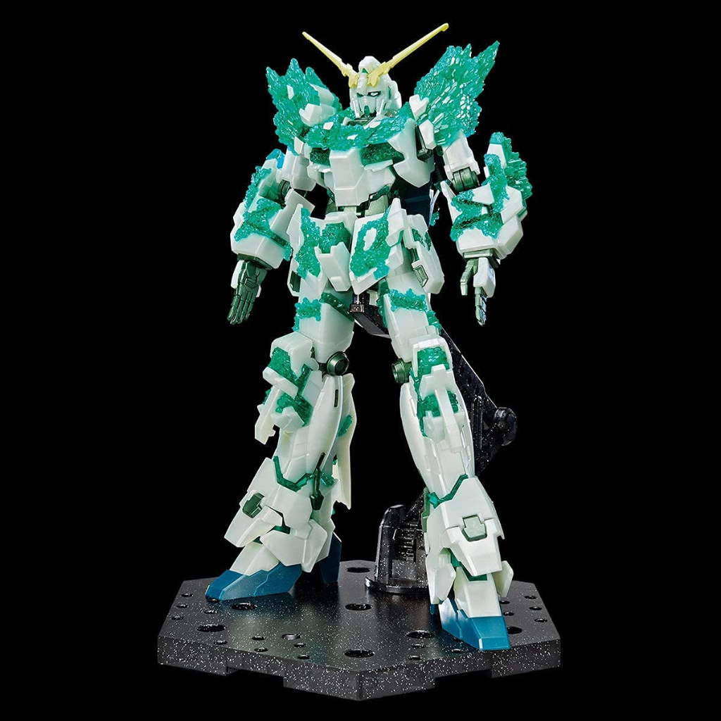 Mô Hình Lắp Ráp HG 1/144 Unicorn Destroy Luminous Crystal RX-0 The Gundam Base Limited Bandai