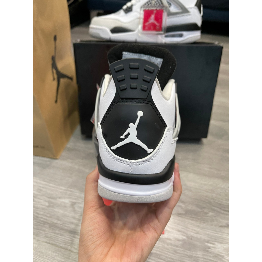 Giày sneaker Air Jordan 4 Retro ‘Military Black’ - BẢN LIKEAUTH, Giày JD4 Đen Trắng  [ FREESHIP + Full Bill Box] | BigBuy360 - bigbuy360.vn