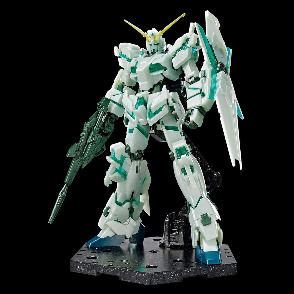 Mô Hình Lắp Ráp HG 1/144 Unicorn Destroy Luminous Crystal RX-0 The Gundam Base Limited Bandai