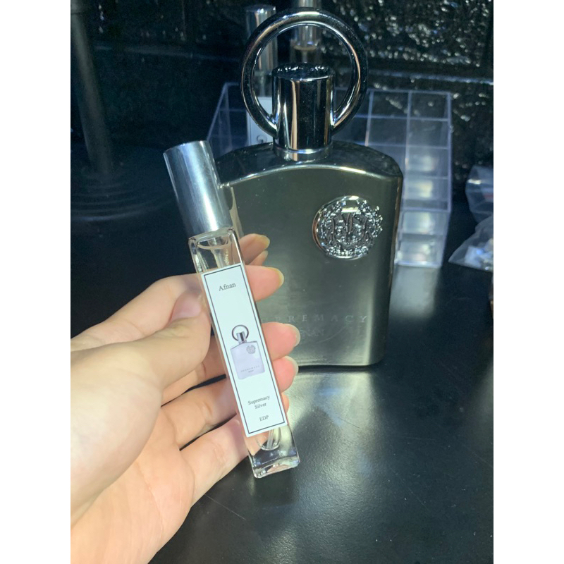 Nước hoa chiết 10ml Afnan Supermacy Silver