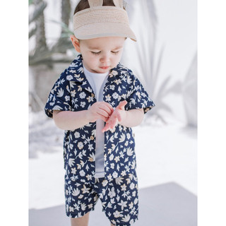 [HAPPYPRINCE] BỘ HOA LÁ XANH ELLOI CHO BÉ TRAI HÈ NÀY ĐI BIỂN