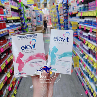 Vitamin elevit bầu, sau sinh - úc