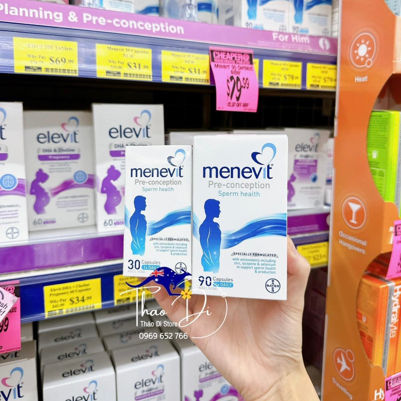 Vitamin Elevit Bầu, Sau Sinh - Úc