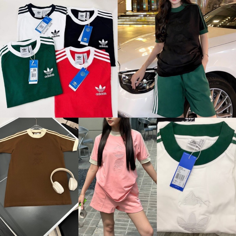 (ảnh thật) Áo phông basic 3 sọc d.as hàng chuẩn loại 1:1