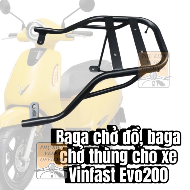 Baga chở thùng cho xe Vinfast Evo200