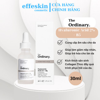 Serum Tinh chất Cấp ẩm giúp da căng mọng The Ordinary Hyaluronic Acid 2% B5