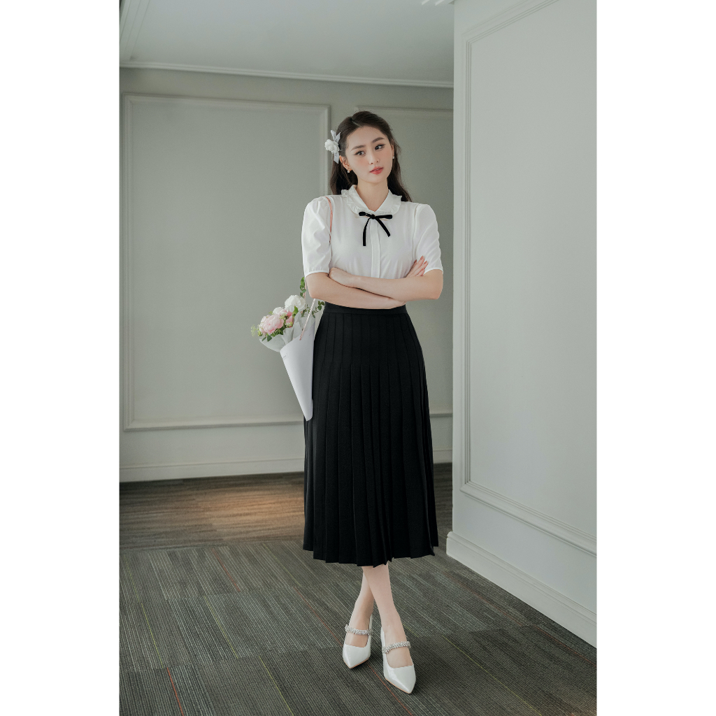 MadebyChloé - Chân váy xếp ly liền DEMI SKIRT 2 - Thiết kế cao cấp