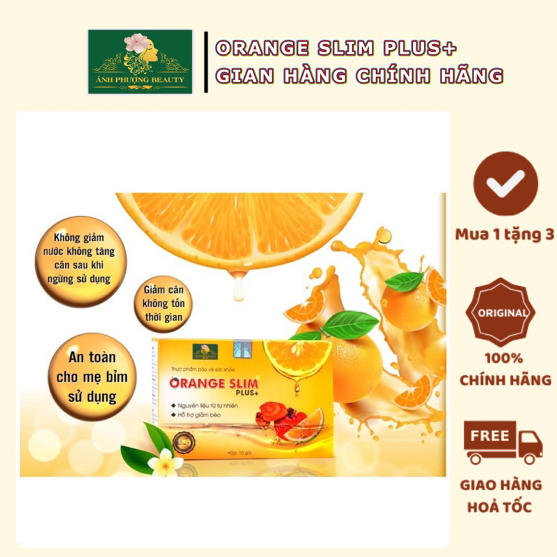 Trà giảm cân, siết eo nhanh sau chỉ sau 10 ngày mua 1 tặng 3 Orange Slim