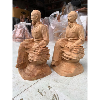 Tượng bác hồ gỗ ngọc am thơm