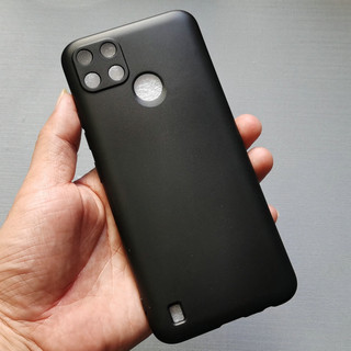 Ốp lưng realme c21y / c25y dẻo đen , chống bẩn, chống bám vân tay