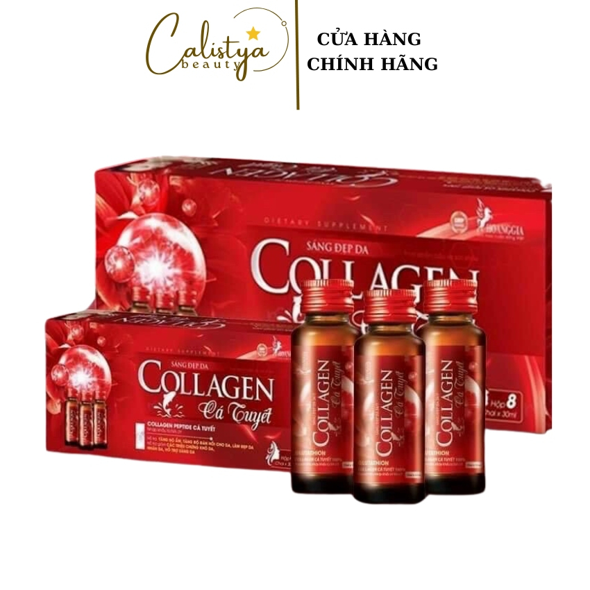 Nước Uống Collagen Cá Tuyết Giúp Làm Trắng Da Giảm Thâm Nám, Nếp Nhăn Làm Cho Da Căng Bóng Sáng Khỏe Mịn Màng