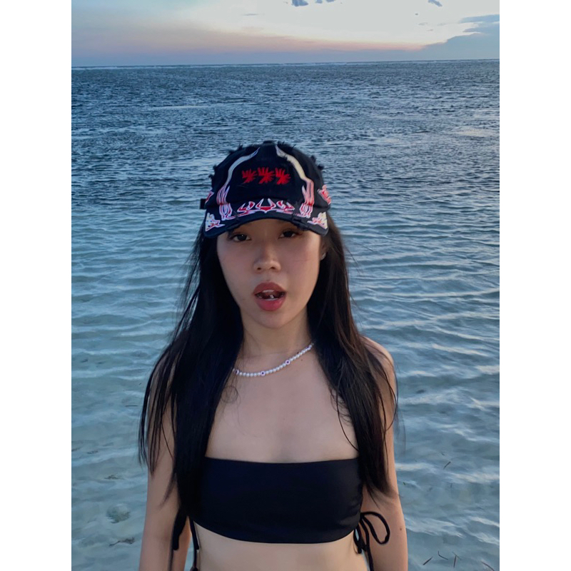 Mũ Nón Lưỡi Trai FRAGILE CAP 777 Chất liệu : Denim Color : Black One Size Fit All