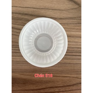 50 Chén bát nhựa đục dùng 1 lần