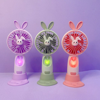 Quạt điện cầm tay 4 cánh có đế để bàn