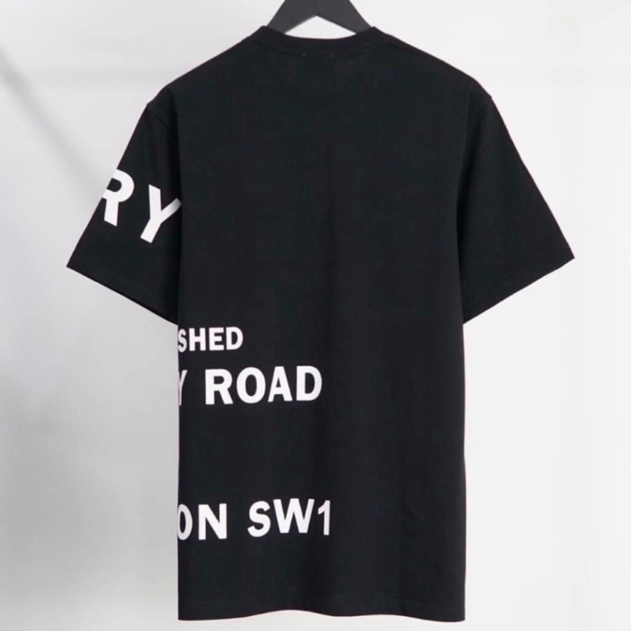 Áo Burberry Horseferry in chữ cao cấp Áo thun BBR nam nữ chất cotton co dãn 4 chiêu siêu hot 2023 | BigBuy360 - bigbuy360.vn