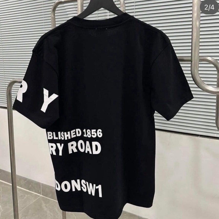 Áo Burberry Horseferry in chữ cao cấp Áo thun BBR nam nữ chất cotton co dãn 4 chiêu siêu hot 2023 | BigBuy360 - bigbuy360.vn