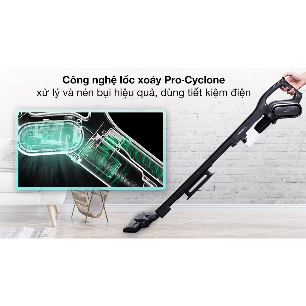 Máy Hút Bụi Cầm Tay DEERMA DX700S, Công suất 600W, Lực hút 15000Pa, Công nghệ lốc xoáy - Pro Cyclone, Bảo hành 24 tháng
