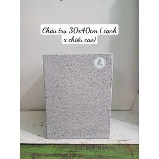 Chậu đá mài trụ vuông 30x40cm
