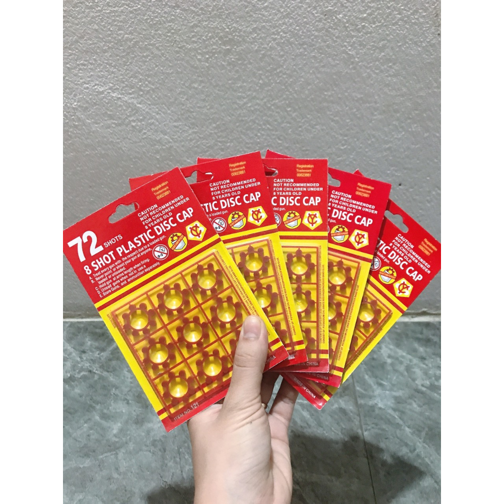 Đồ chơi vỉ đạn khói 72 viên (Combo 5 vỉ) Tổng 360 viên
