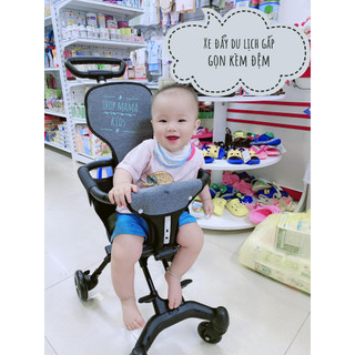Xe đẩy du lich gấp gọn 2023