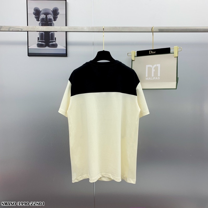 Áo Gucci phối màu nam nữ cao cấp chất cotton co giãn phong cách thời trang trẻ chào hè 2023 | BigBuy360 - bigbuy360.vn