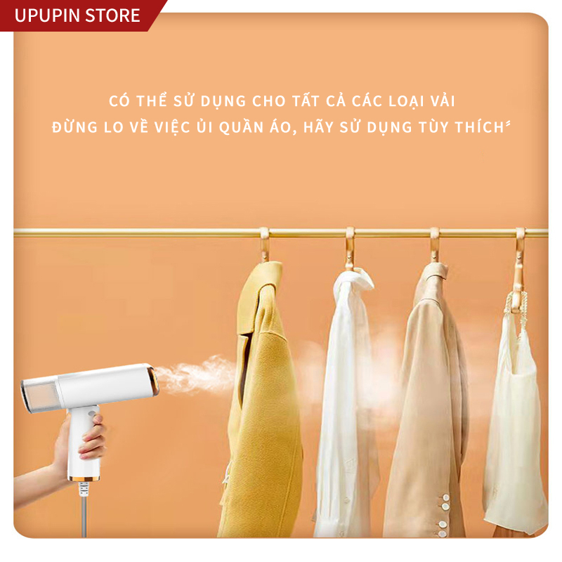 Bàn ủi Hơi Nước Cầm Tay Upupin TQ-103 thích hợp Cho Mọi Loại Vải, Bàn ủi Cầm Tay, Bàn ủi Hơi Nước dung lượng Lớn