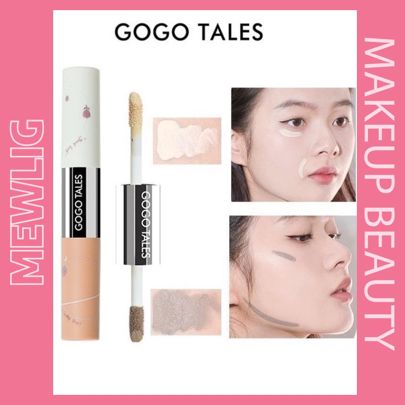 Tạo khối trang điểm mặt 2 đầu Gogotales dạng kem chống lem bám chắc trên da giữ lớp makeup lâu bền