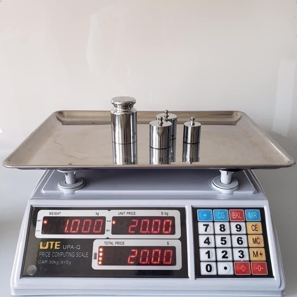 Cân điện tử tính tiền - Bán trái cây, thực phẩm ở chợ siêu thị - 6kg 15kg 30kg - Bảo hành 12 tháng