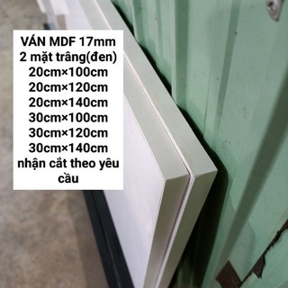   nhận cắt theo yêu cầu  Tấm ván gỗ MDF 15mm 2 mặt trắng đen  20cm x 30cm  làm bàn kệ tủ theo yêu cầu 