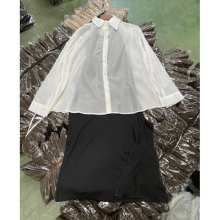 set váy kèm sơ mi voan 139