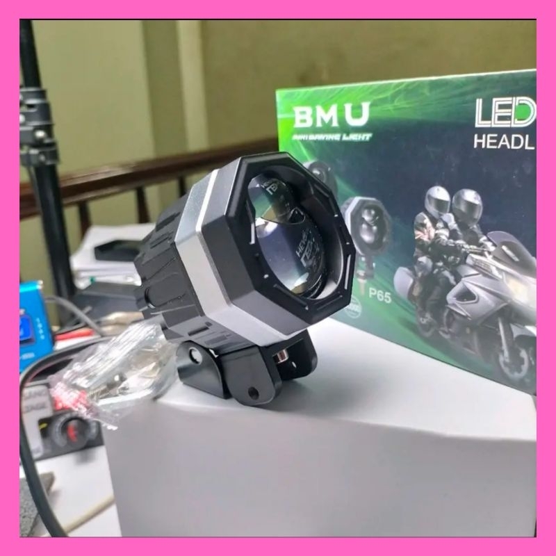 Đèn trợ sáng P65 BMU, trợ sáng 3 chế độ-2 màu vàng trắng