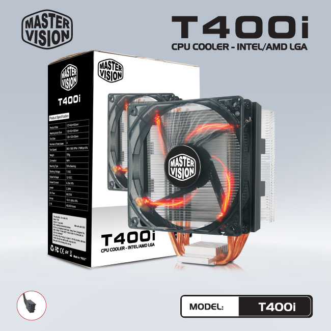 Fan CPU Masster Vision T400i