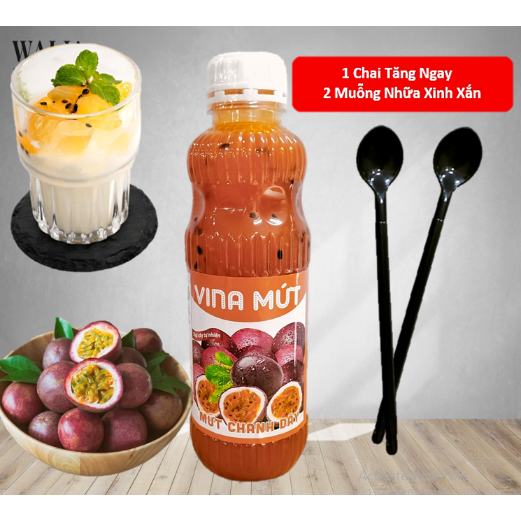 Sinh Tố Vina Mứt Chanh Dây 1 Lít Hot Trend Làm Sữa Chua