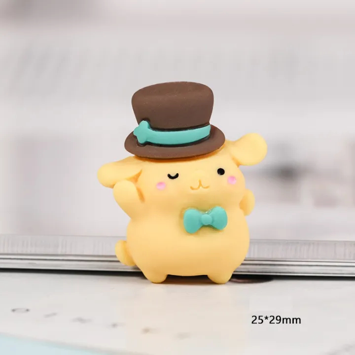 Bộ 6 Charm Sanrio: Kuromi, Melody, Cinnamoroll, Kitty, Pompompurin, Pochacco