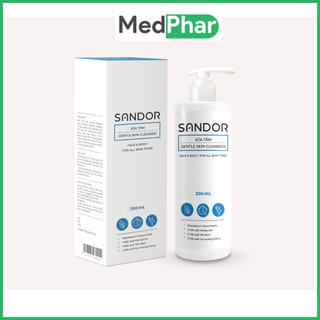 Sữa tắm Sandor Mẫu mới - Tắm hàng ngày giúp cấp ẩm, làm sạch và làm dịu da toàn thân 300ml