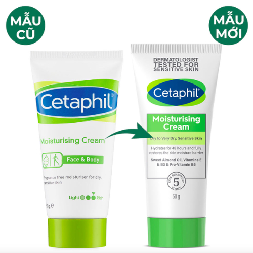 Kem dưỡng ẩm Cetaphil Moisturizing Cream 50gr - Cetaphil Face and Body Moisturizing Cream
