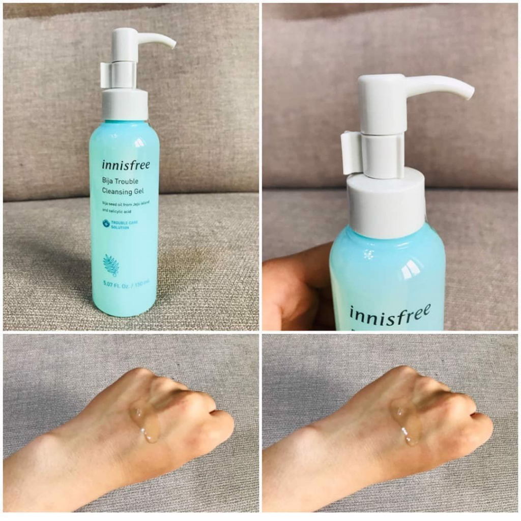 Gel Tẩy Trang Cho Da Mụn Innisfree Bija Trouble Cleansing Gel 150ml