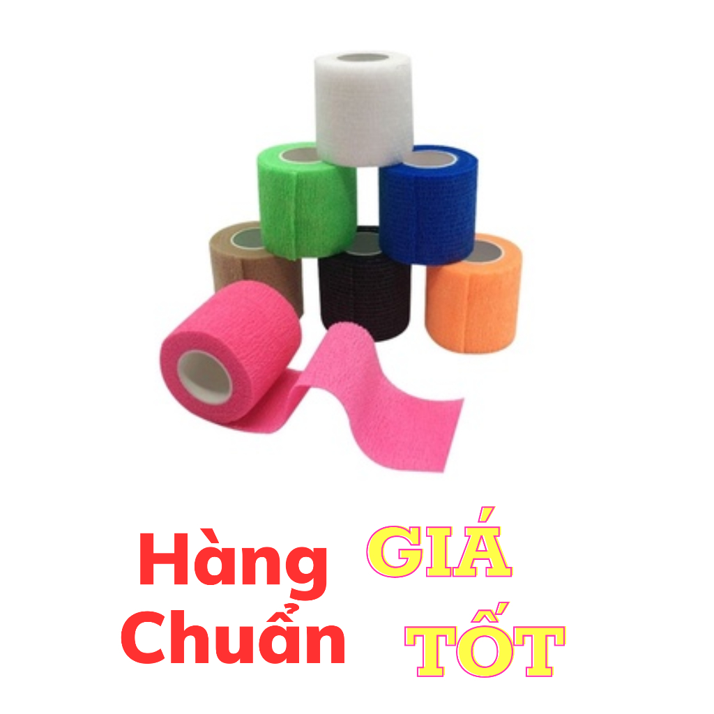 Băng quấn máy phun xăm - Cuộn băng vải bọc, giữ vệ sinh máy phun xăm chống trơn trượt khi cầm máy xăm