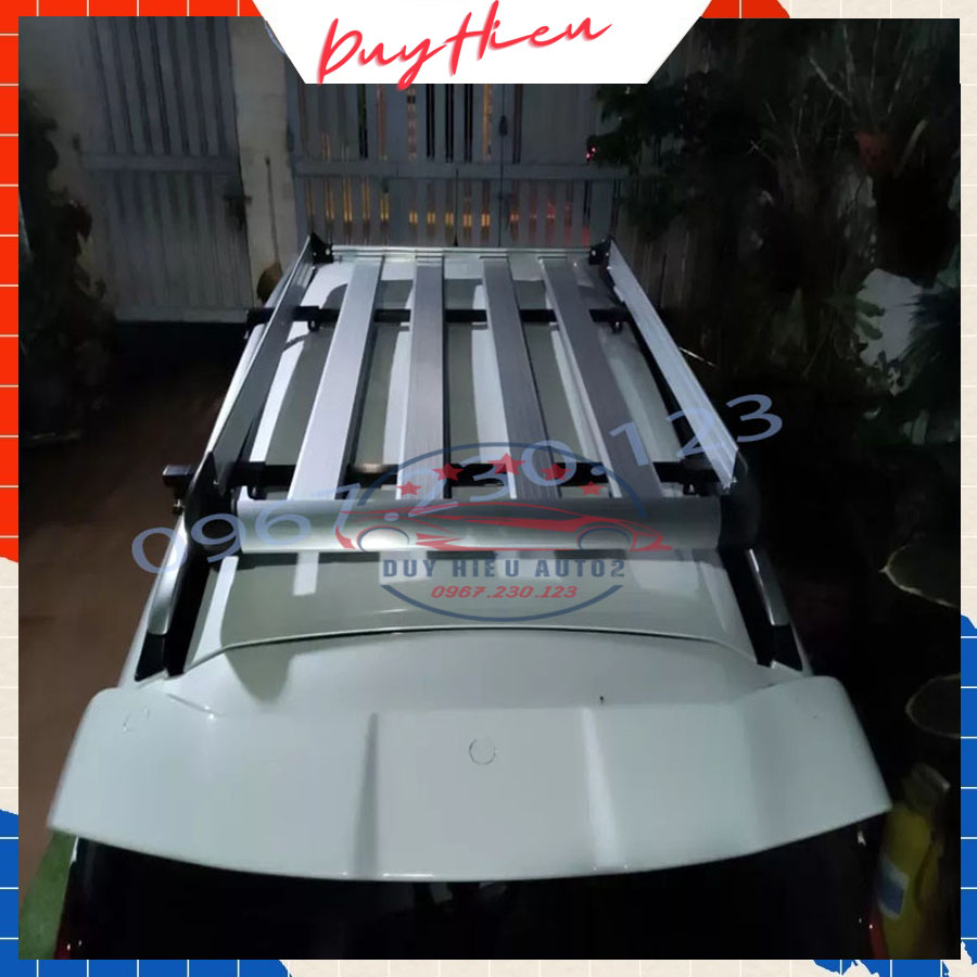 Baga Mui Xe 7 Chỗ Suzuki Xl7 Giá Nóc Chở Hàng Kèm 2 Cây Ngang Hàng Chuẩn Love Journey - DH2