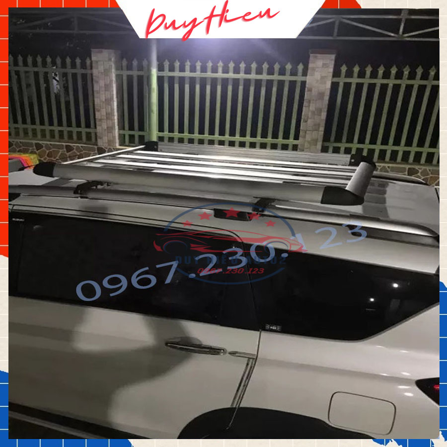 Baga Mui Xe 7 Chỗ Suzuki Xl7 Giá Nóc Chở Hàng Kèm 2 Cây Ngang Hàng Chuẩn Love Journey - DH2