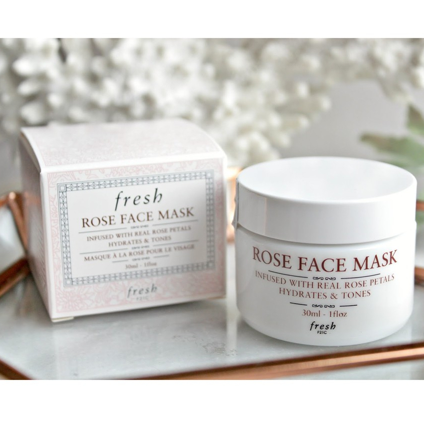 Mặt Nạ Hoa Hồng Fresh Rose Face Mask Giúp Làm Dịu, Cấp Ẩm & Mềm Mượt Da 30ml và 50ml