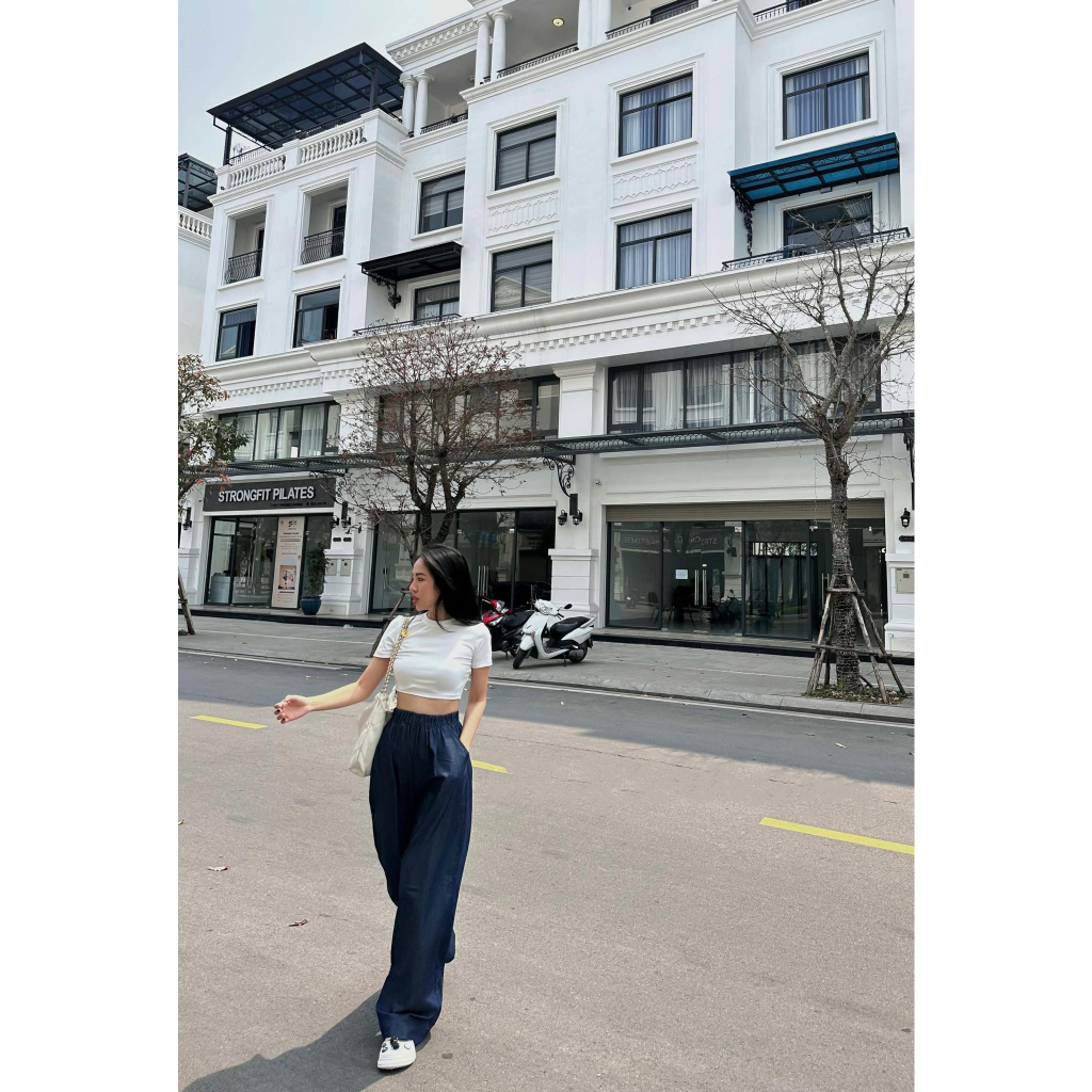 Áo croptop Zasic thun tăm đơn giản đủ màu