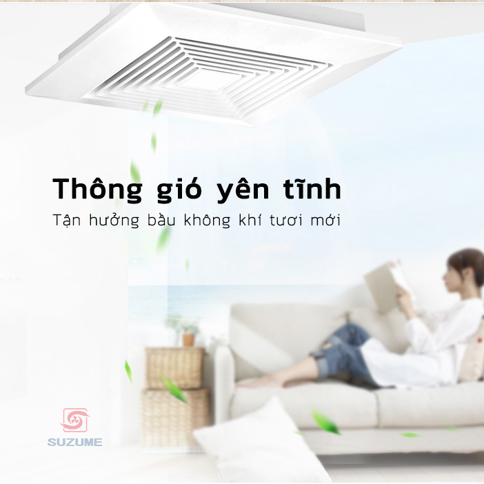 Quạt thông gió âm trần（Tặng 1m ống hút）, 8/10/12 inch Quạt hút âm trần, 220v Quạt thông gió , Bảo hành 1 năm