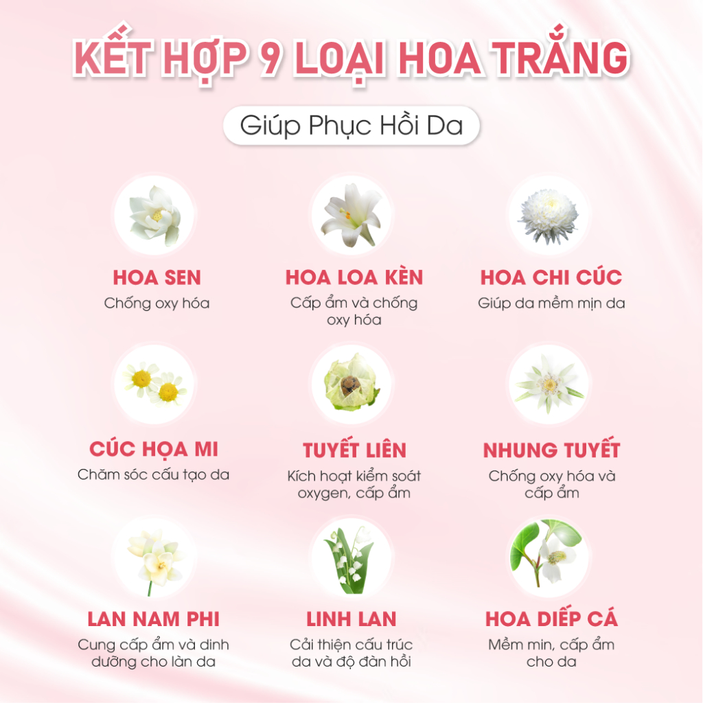 Serum Dưỡng Trắng Cấp Ẩm Tái Tạo Da Blemish Eraser Ampoule Make9 Dung Tích 45ml